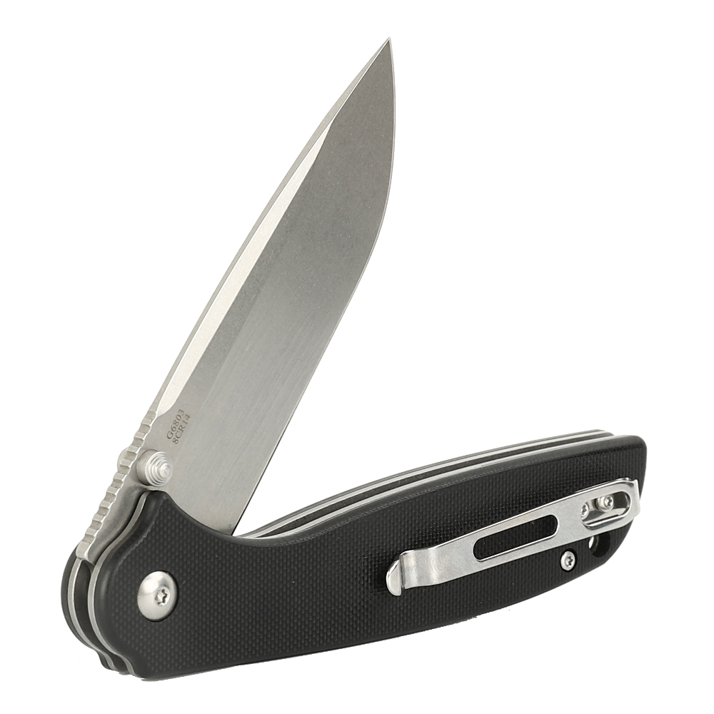 Складной нож Ganzo G6803-BK, сталь 8CR14, рукоять G10, черный - фото 3