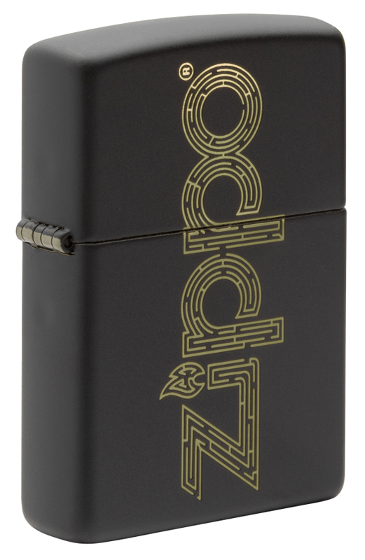 Зажигалка ZIPPO Black Matte, латунь, 3,81х1,27x5,72 cм - фото 1