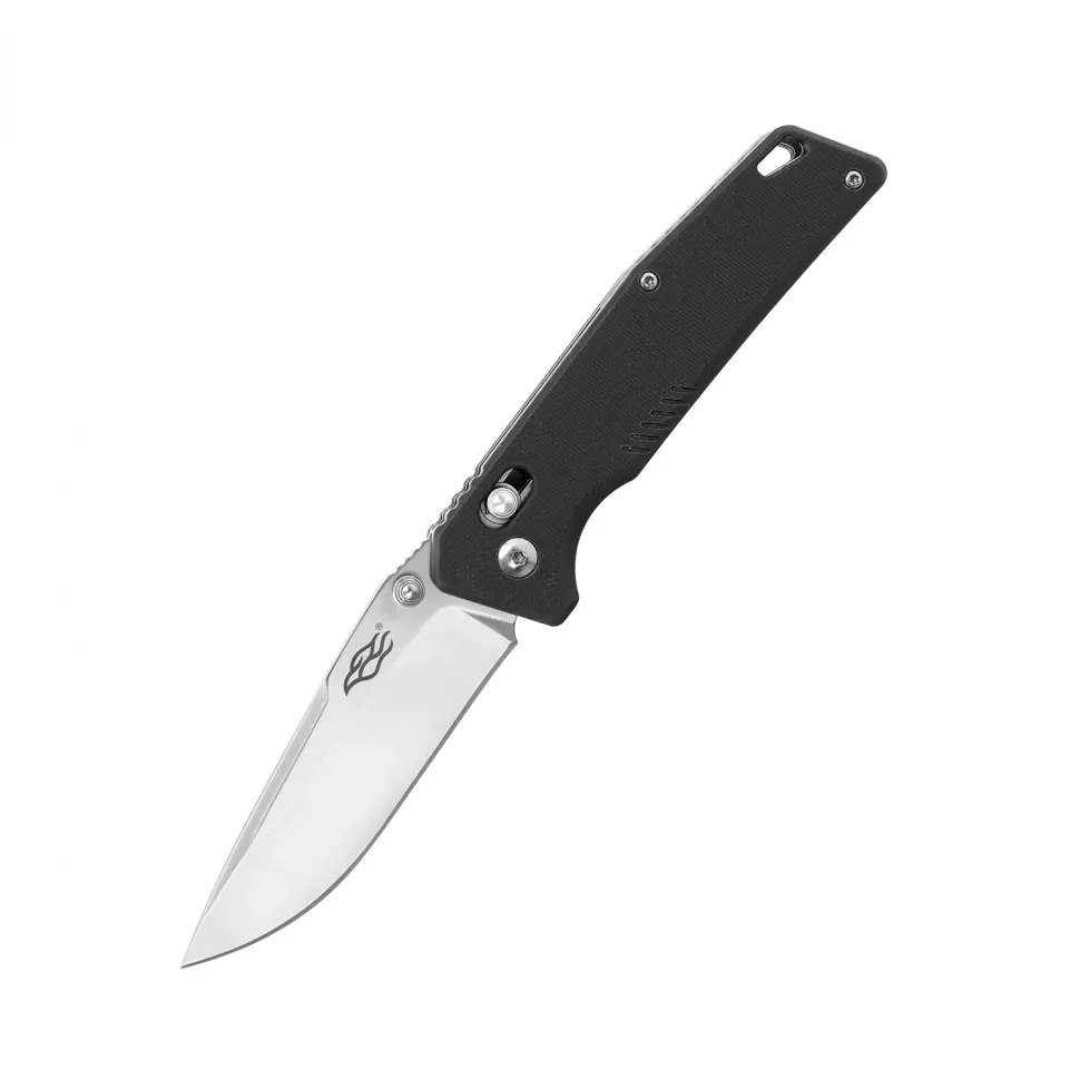 Нож Firebird by Ganzo FB7601-BK, сталь 440С, рукоять G10, черный - фото 1