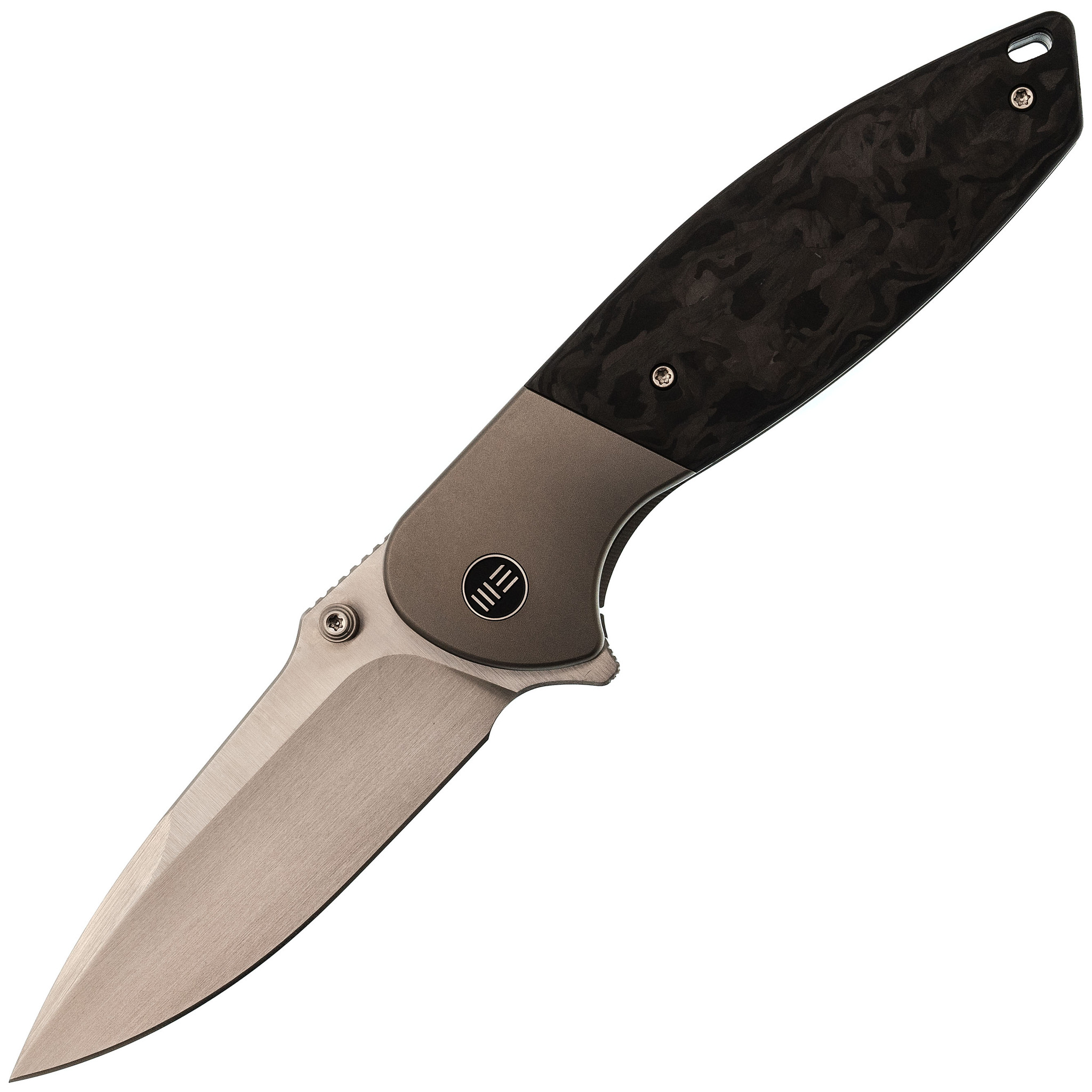 

Складной нож We Knife Nitro OG, сталь CPM-20CV, рукоять титан/карбон