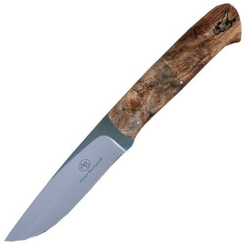 Нож с фиксированным клинком Arno Bernard Croc, сталь N690, рукоять Spalted Maple croc