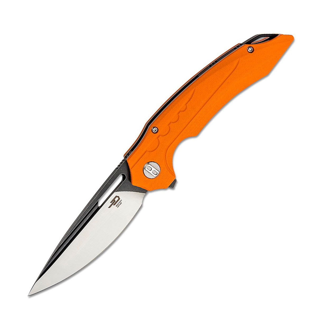 Складной нож Bestech Ornetta, сталь D2, рукоять оранжевая G10