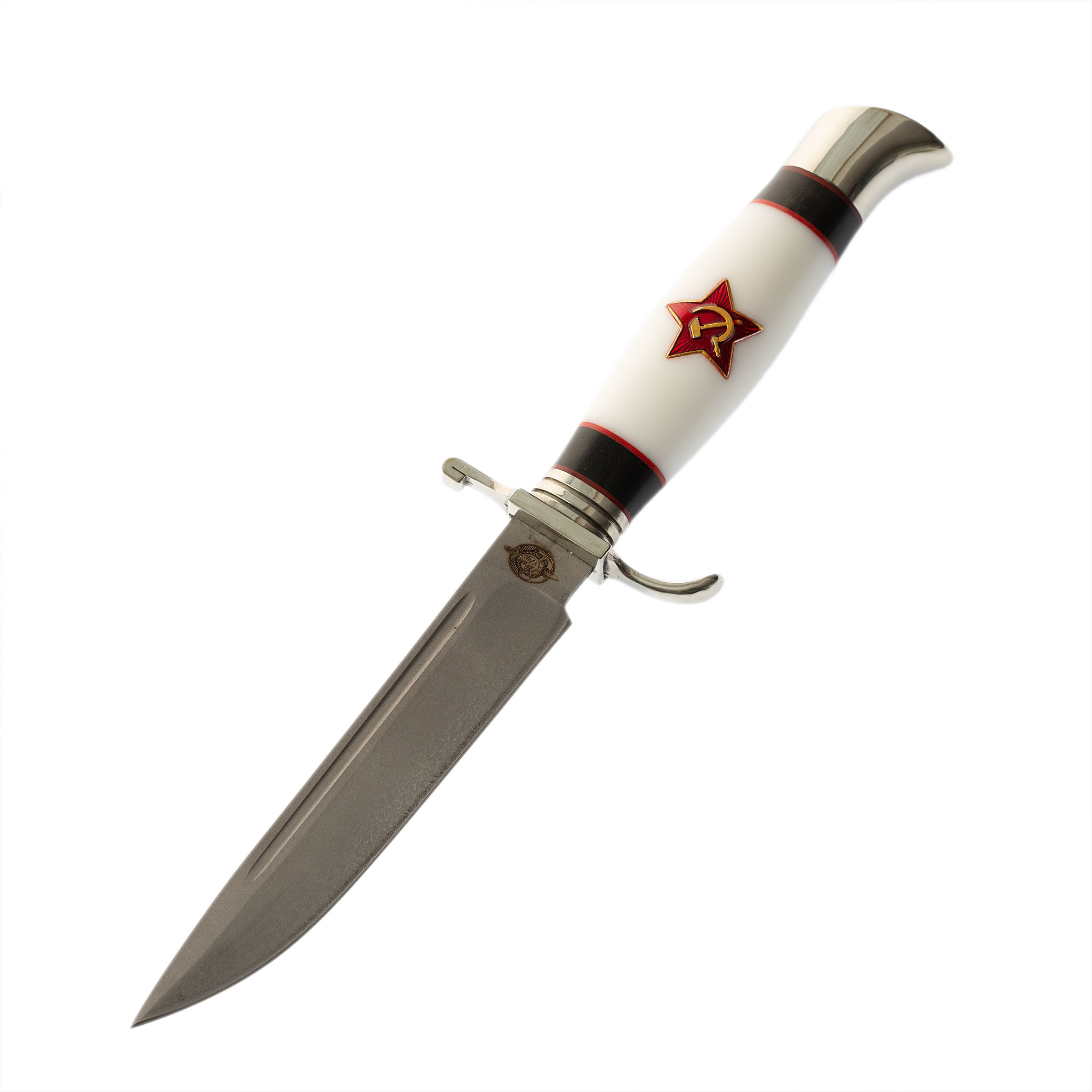 Нож Финка НКВД со звездой, сталь D2, акрил