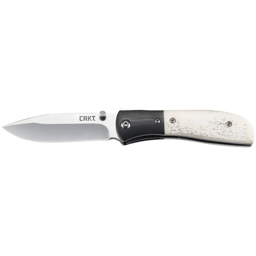 Складной нож CRKT М4-02, сталь 8Cr13MoV, рукоять G10, кость - фото 1