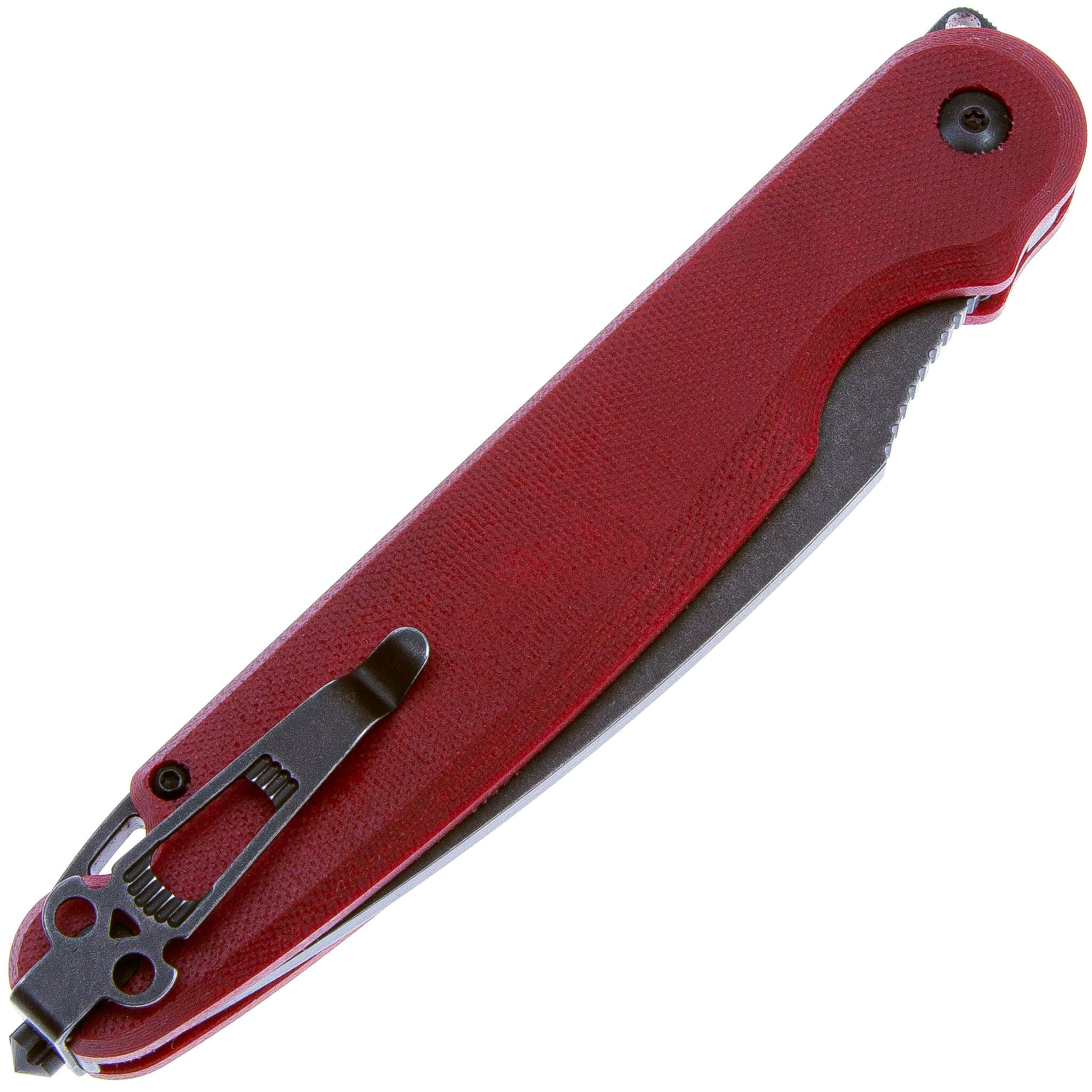 Складной нож Daggerr Parrot 3.0 Red Micarta, сталь D2, рукоять микарта - фото 4