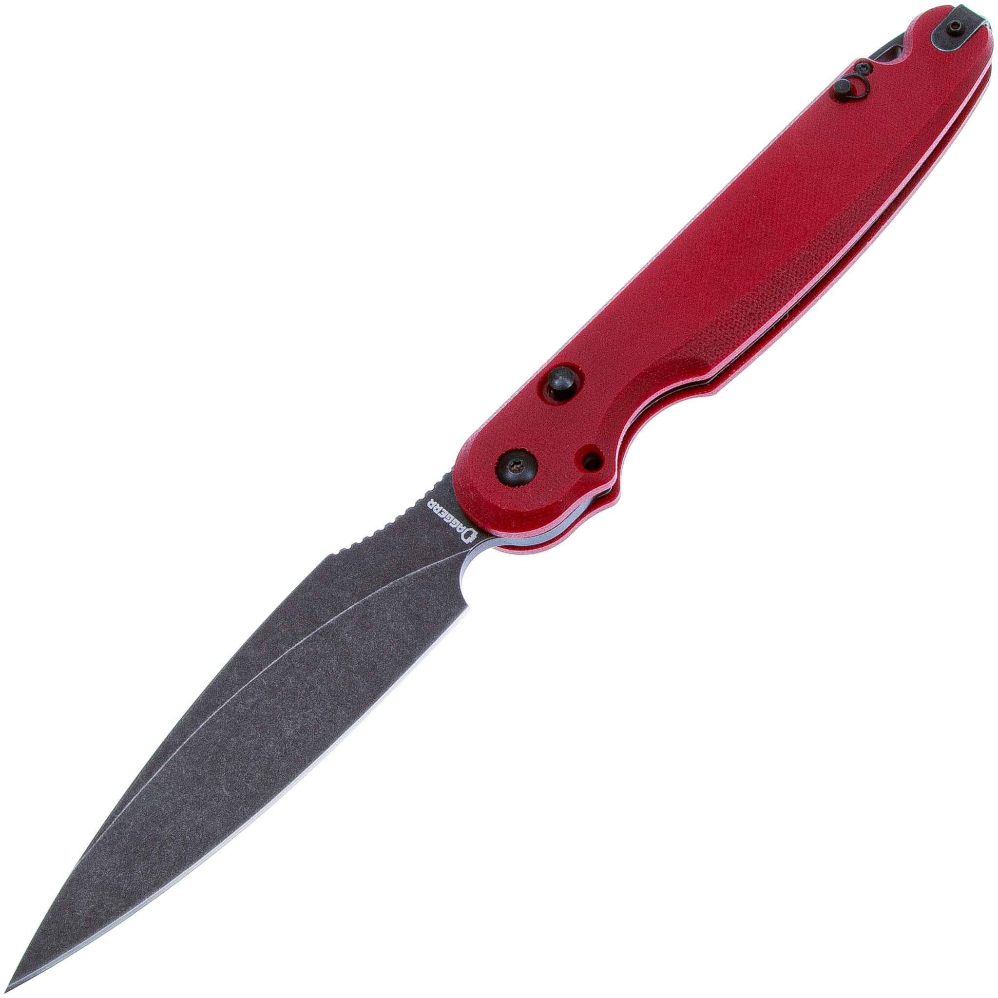 Складной нож Daggerr Parrot 3.0 Red Micarta, сталь D2, рукоять микарта - фото 1