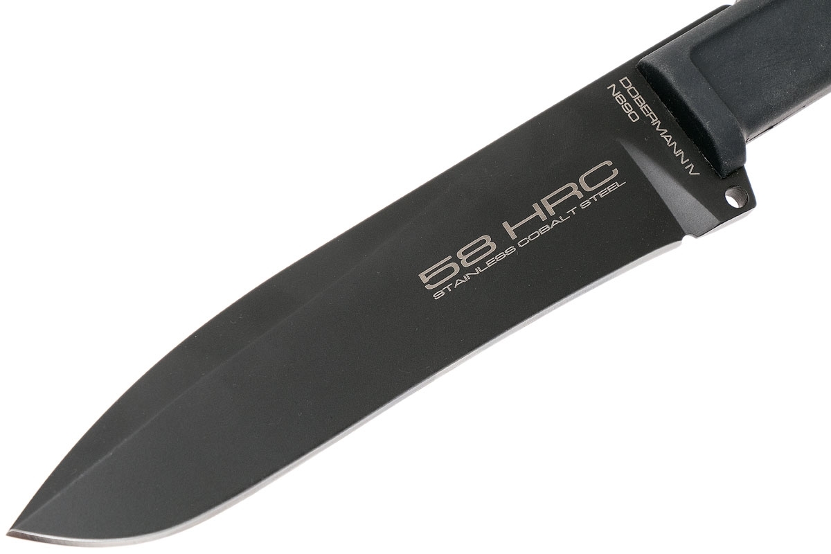 Нож для выживания с фиксированным клинком Extrema Ratio Dobermann IV Tactical, сталь Bhler N690, рукоять Forprene - фото 7