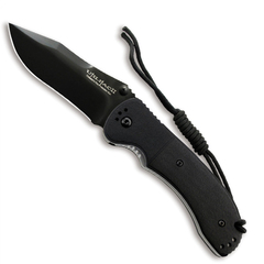 Фото Нож складной Ontario Utilitac, сталь AUS-8, рукоять zytel, black