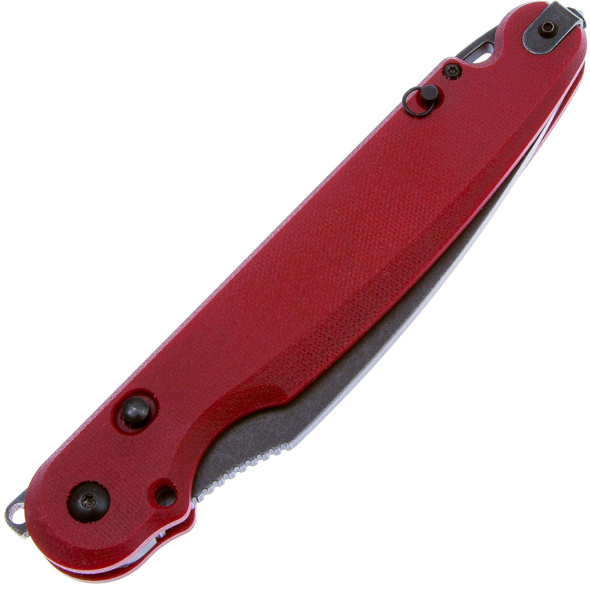 Складной нож Daggerr Parrot 3.0 Red Micarta, сталь D2, рукоять микарта - фото 3