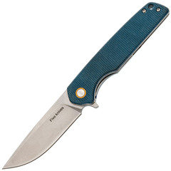 Фото Складной нож Five Knives 19, сталь D2, рукоять микарта, синий