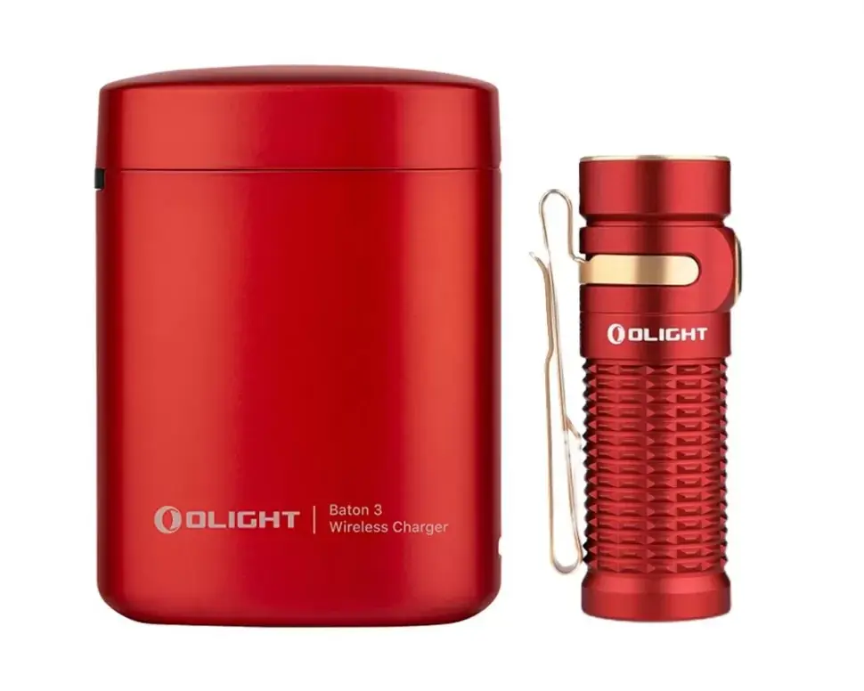 Фонарь Olight Baton 3 Red Premium Edition