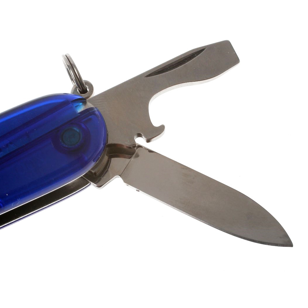 Нож перочинный Victorinox Spartan, сталь X55CrMo14, рукоять Cellidor®, полупрозрачный синий от Ножиков