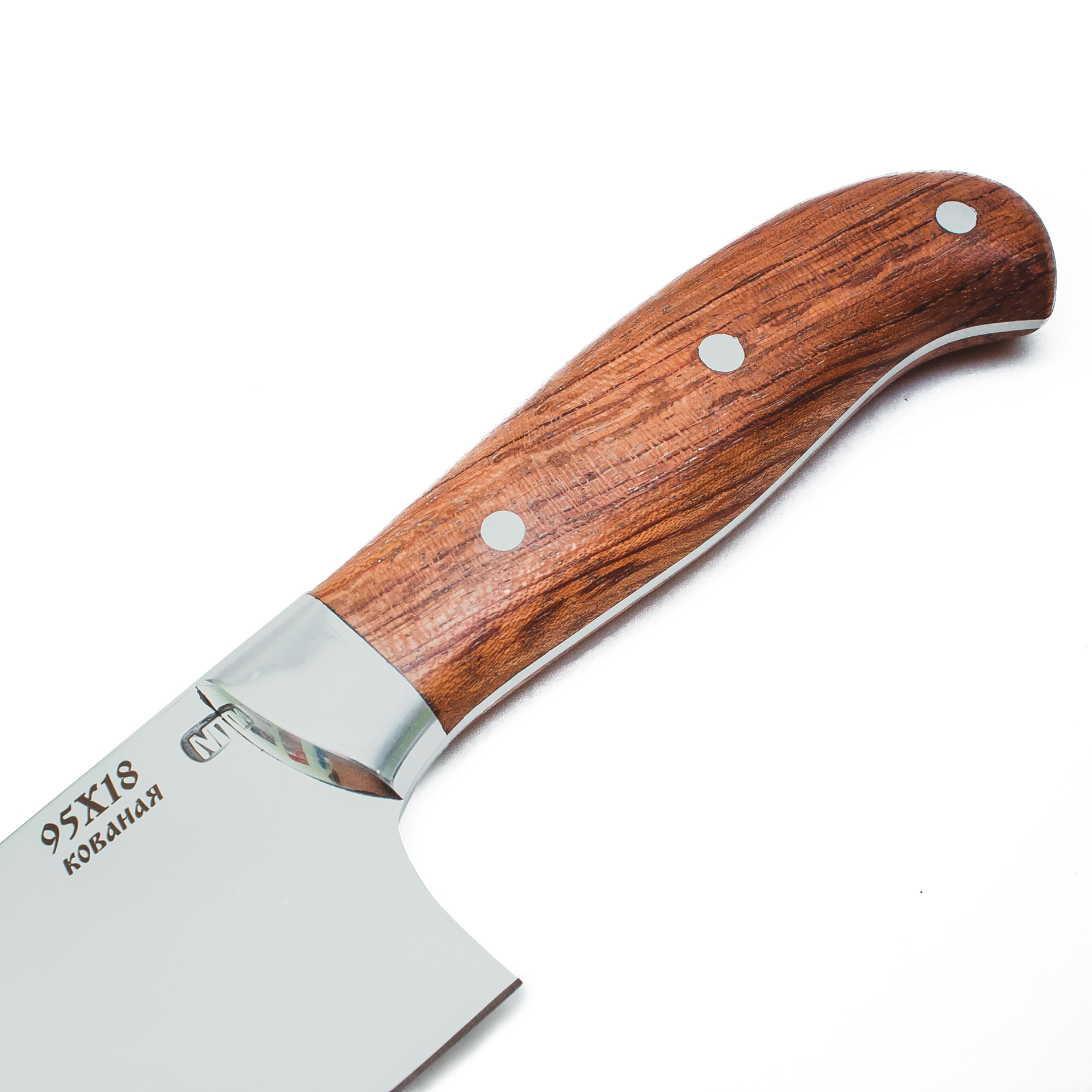 Нож шефа кухонный MT-42, бубинго, кованная сталь 95х18 - фото 3