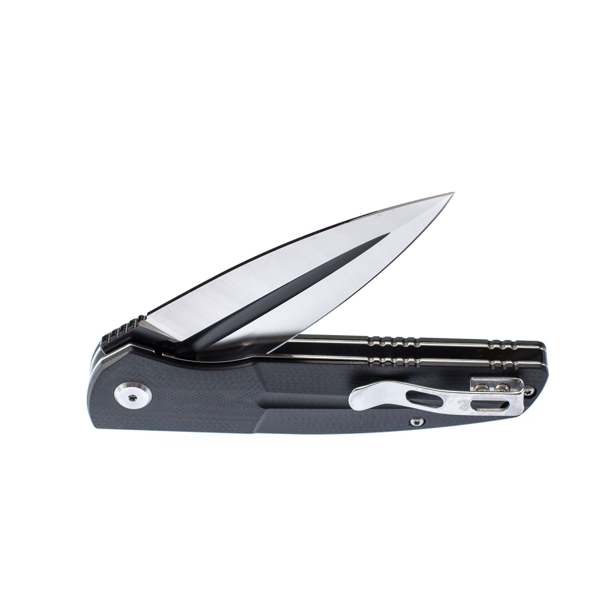 Складной нож Bestech Fin, сталь 14C28N Black/Satin, G10 Black - фото 6
