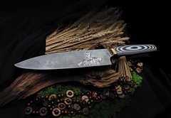 Фото Кухонный нож Волчий Век Шеф Custom, сталь 440C, рукоять G10