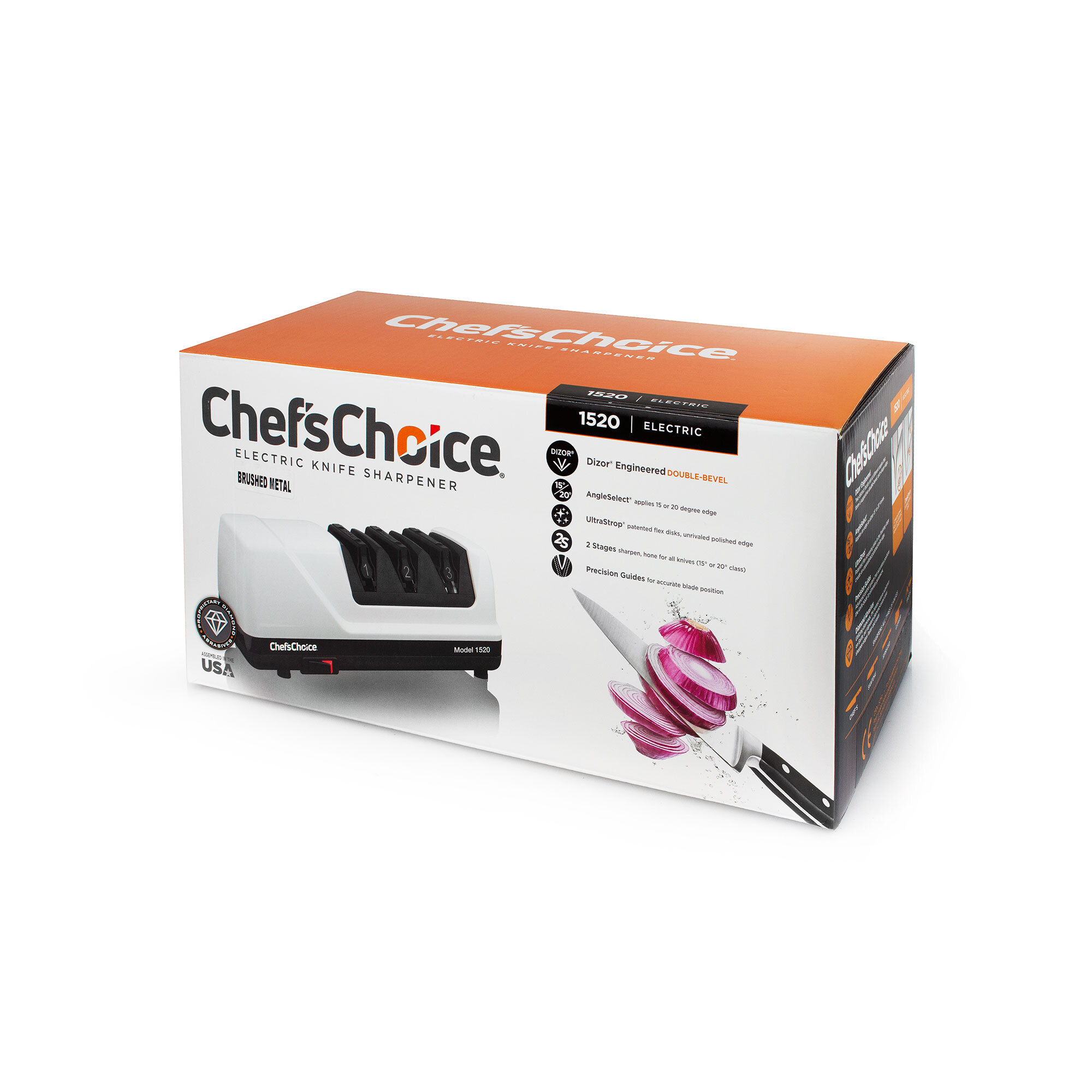 Электрический станок для заточки ножей Chef’sChoice 1520M, металлик от Ножиков