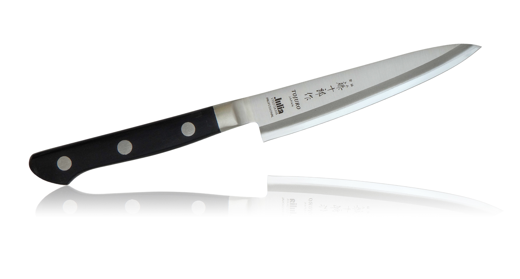 Нож Универсальный Tojyuro Tojiro, TJ-122 JV, сталь Мо-V, чёрный - фото 1