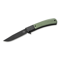 Фото Складной нож Boker Modern Gentleman, сталь Nitro-V, рукоять микарта, зеленый/черный