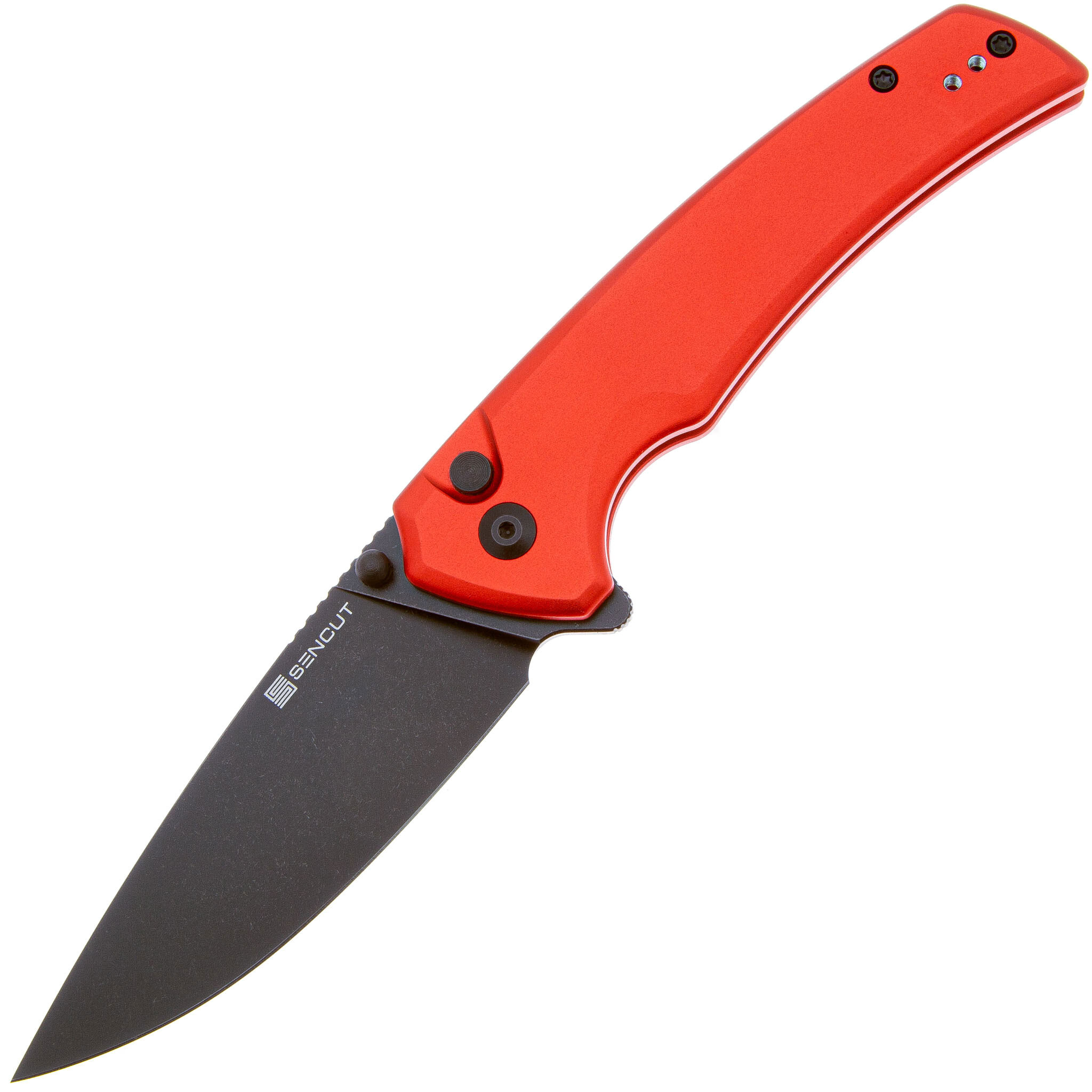 Складной нож Sencut Serene, сталь D2, рукоять алюминий, красный - фото 1