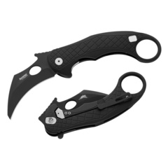 Фото Складной нож LionSteel L.E.One, сталь Magnacut, рукоять алюминий, черный