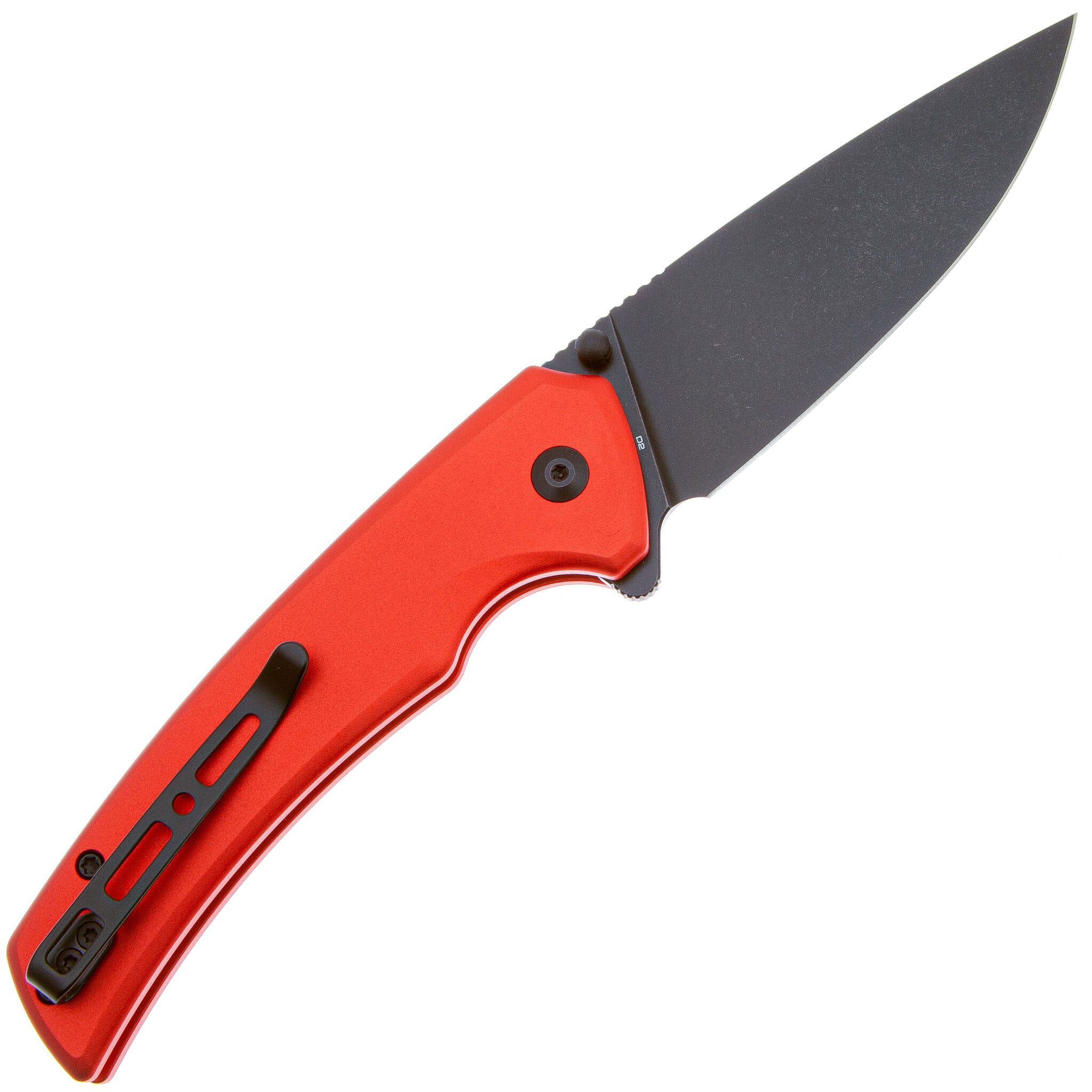 Складной нож Sencut Serene, сталь D2, рукоять алюминий, красный - фото 2
