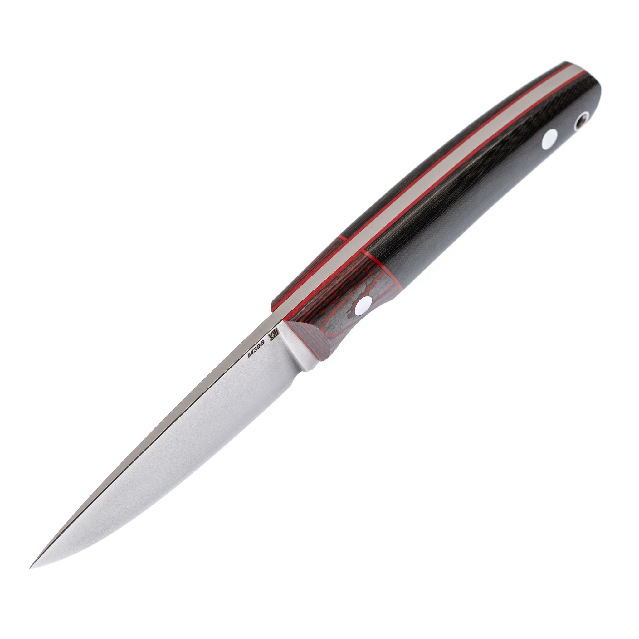 Нож цельнометаллический Путник S2.0, сталь M398, рукоять карбон/микарта - фото 3