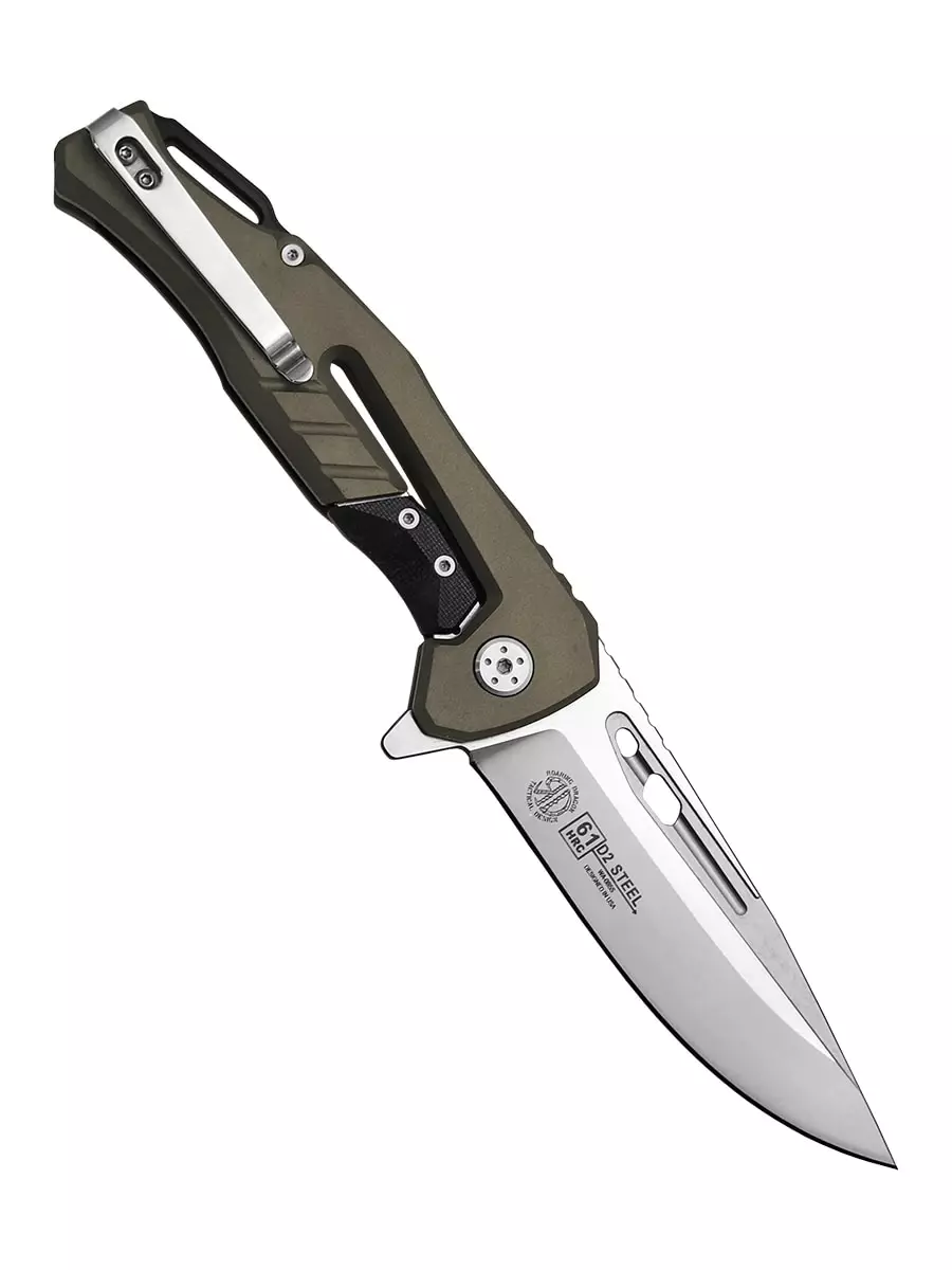 Складной нож With Armour, сталь D2, рукоять G10 - фото 2