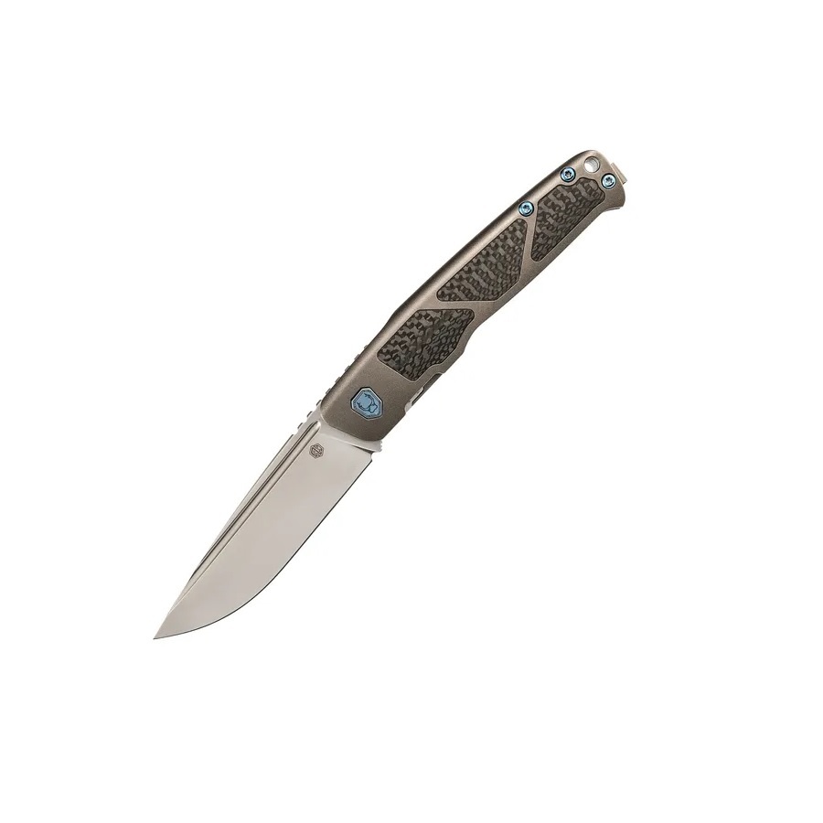 Нож складной Aragil Rikeknife, сталь M390, Titanium/Carbon(УЦЕНКА)