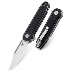 Фото Нож складной Bestech Syntax, сталь 154CM, рукоять G10, черный