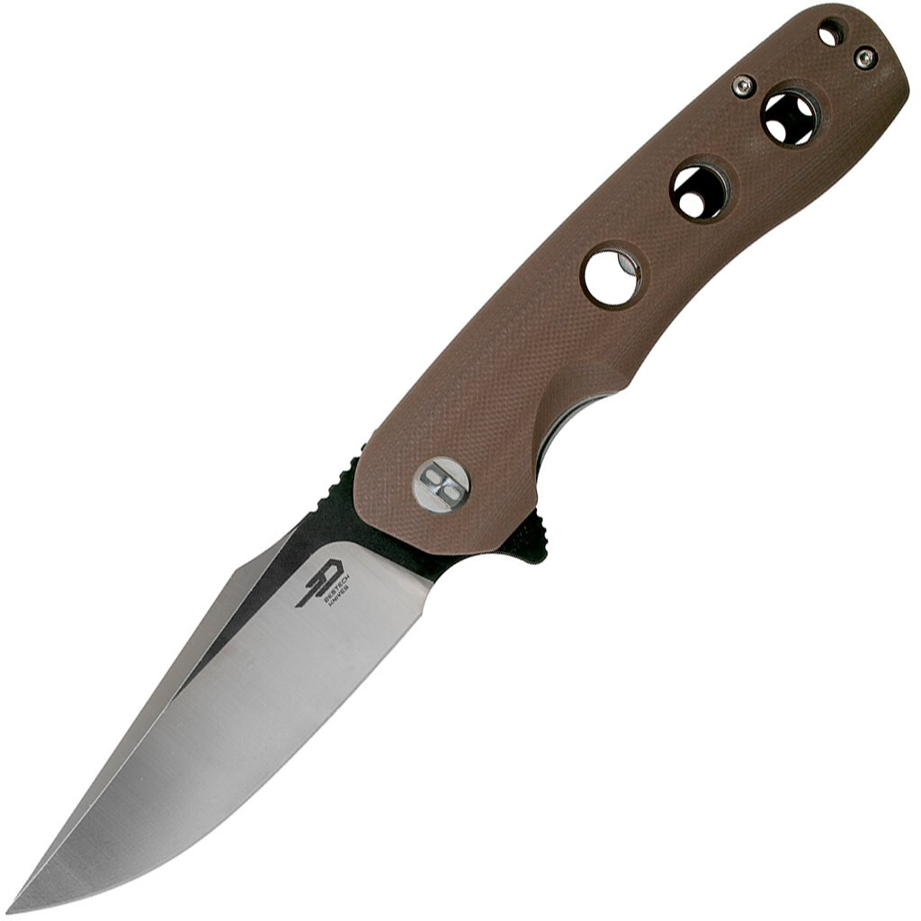 Складной нож Bestech Arctic, сталь D2, рукоять G10, коричневый