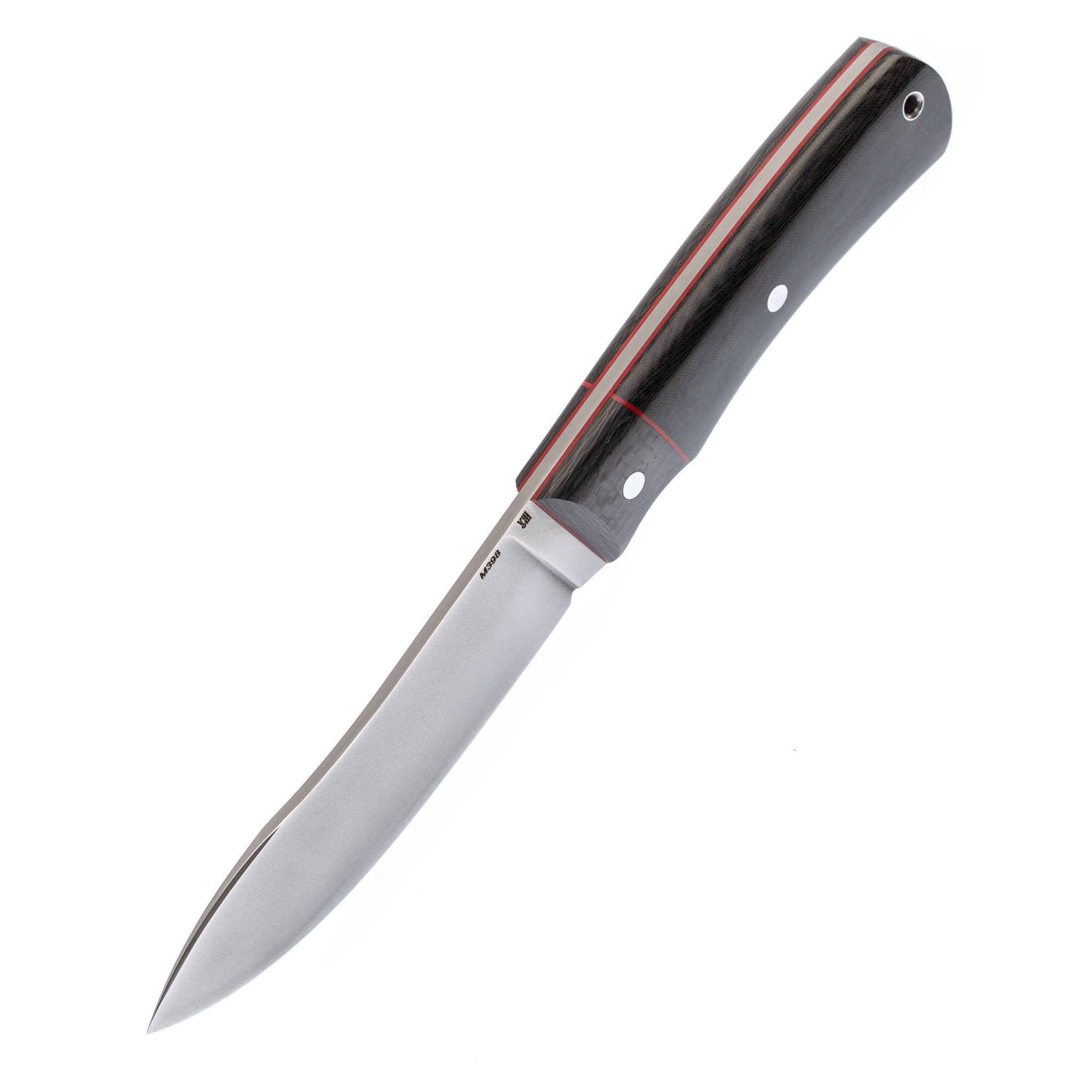 Нож цельнометаллический Фетр S2.0, сталь M398, рукоять карбон/микарта - фото 3