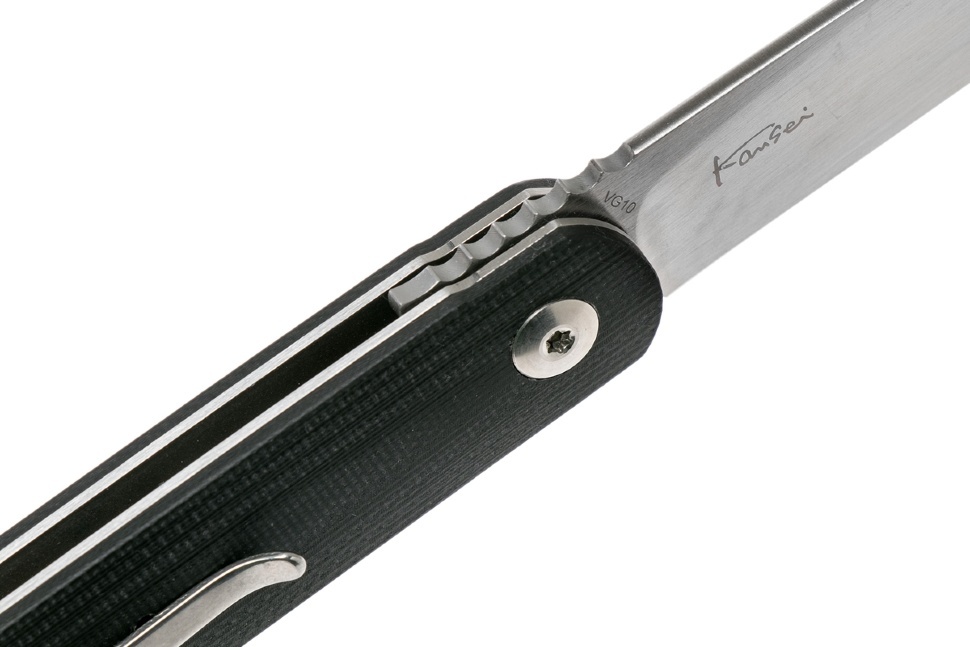 Нож складной Boker Plus LRF, сталь VG10 Satin Plain, рукоять стеклотекстолит G10, 01BO078 - фото 8