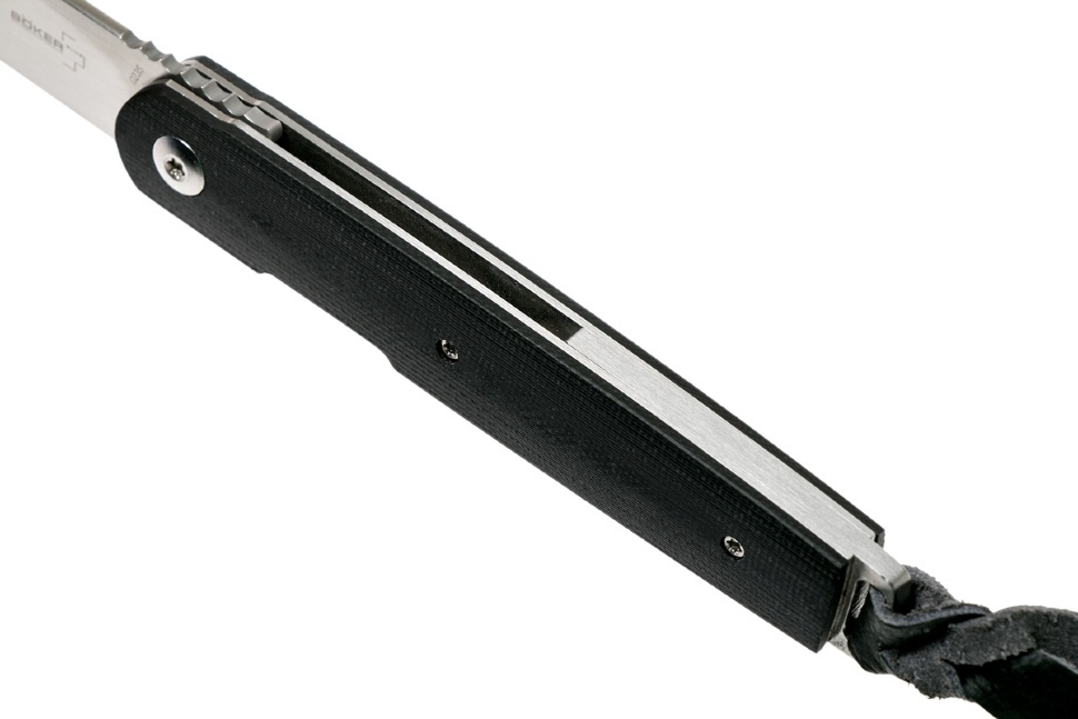 Нож складной Boker Plus LRF, сталь VG10 Satin Plain, рукоять стеклотекстолит G10, 01BO078 - фото 9