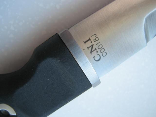 Нож с фиксированным клинком Extrema Ratio C.N.1 Satin (Single Edge), сталь Bhler N690, рукоять пластик - фото 2