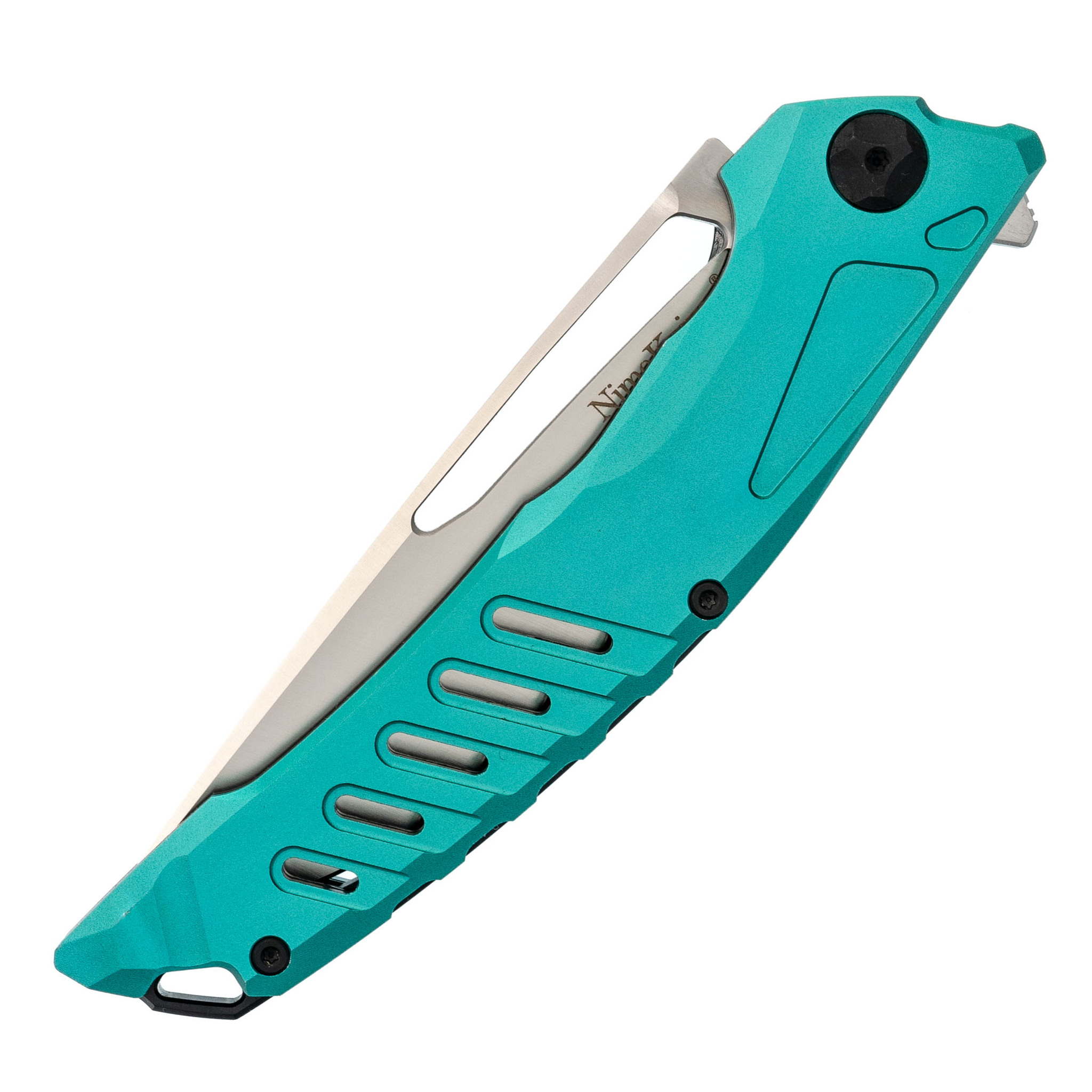 Складной нож Nimo Knives Blue, сталь D2, алюминий от Ножиков