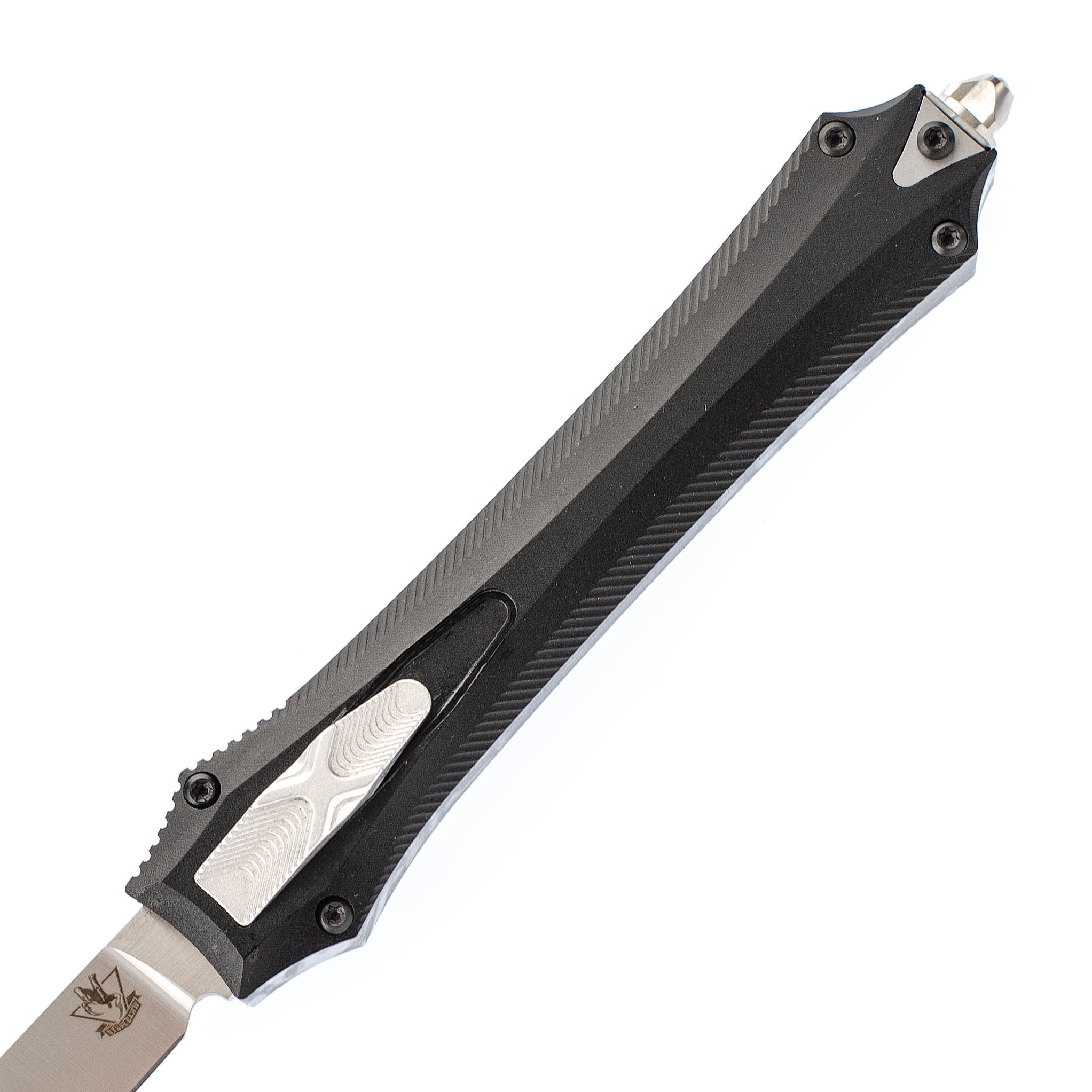 Автоматический фронтальный нож Бретер-02, сталь D2 - фото 3