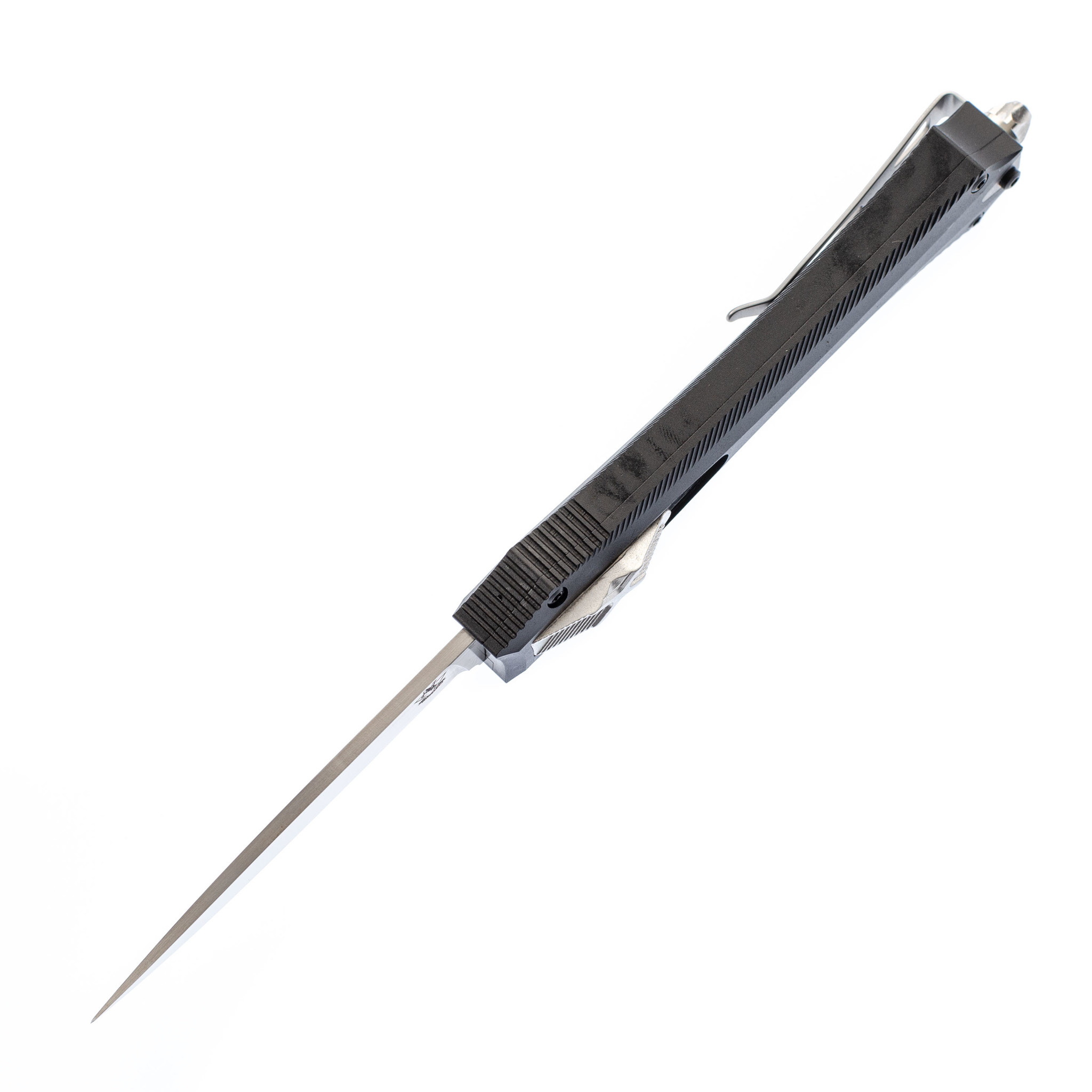 Автоматический фронтальный нож Бретер-02, сталь D2 - фото 4