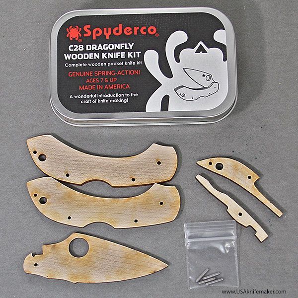 Сувенирный складной нож-конструктор (дерево) Dragonfly Wooden Kit, WDKIT1 от Ножиков