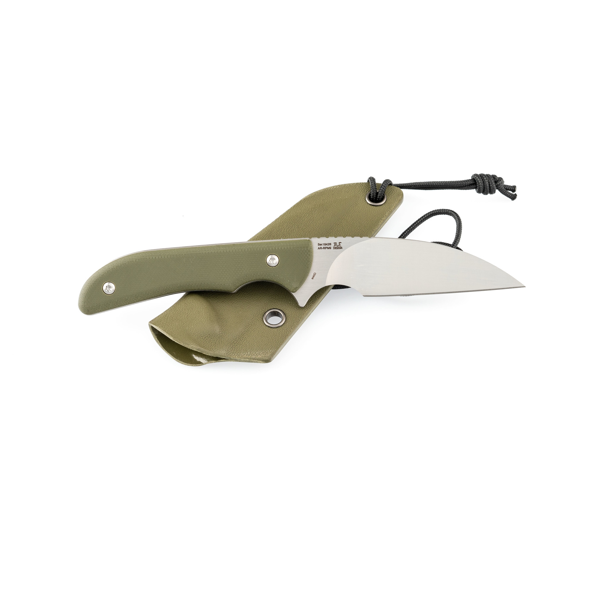Нож цельнометаллический Artisan Sea Snake, сталь AR-RPM9, G10 Olive - фото 3