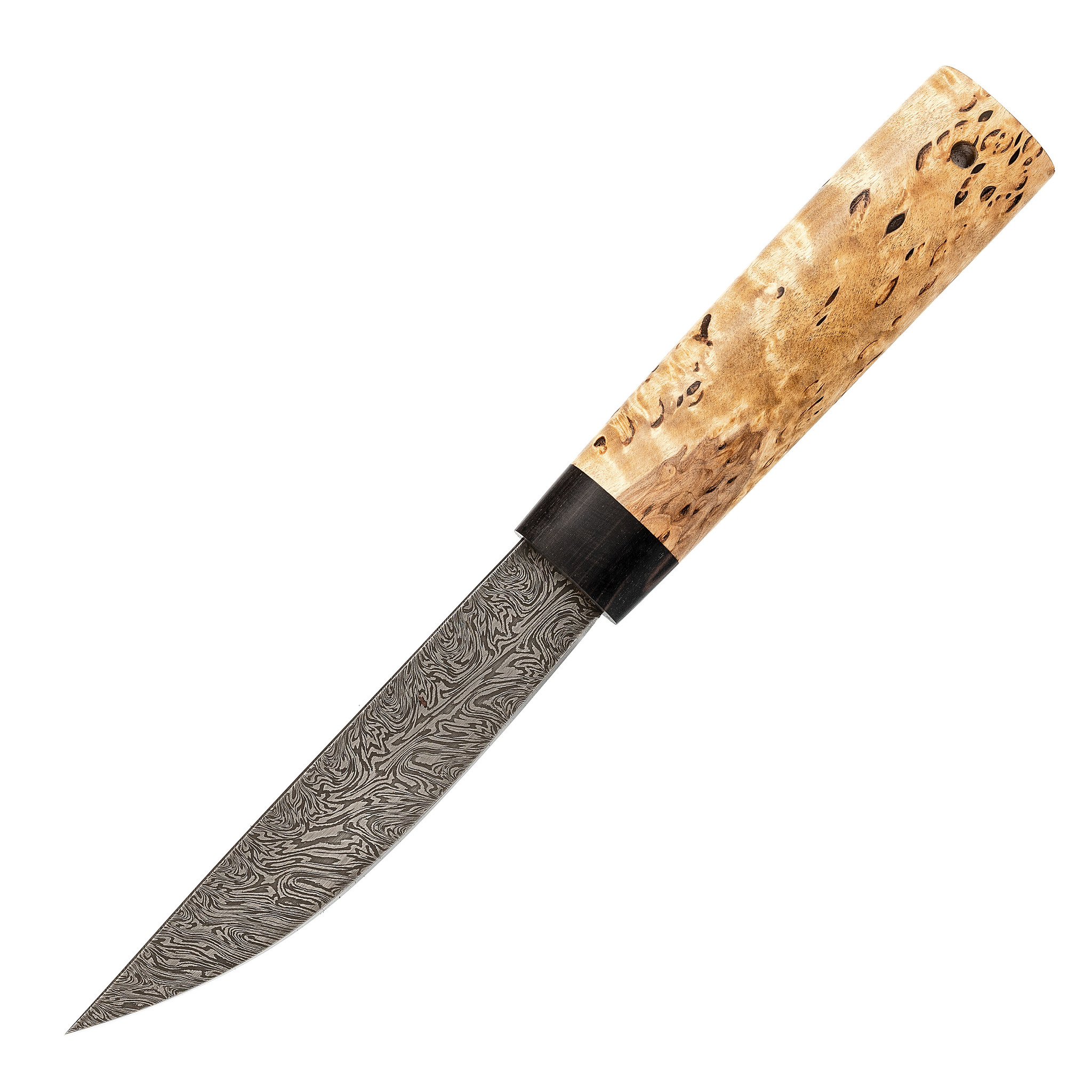 Нож Якутский из дамаска, карелка - фото 1
