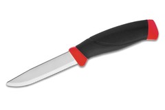Фото Нож с фиксированным лезвием Morakniv Companion F Rescue, сталь Sandvik 12С27, рукоять резина/пластик