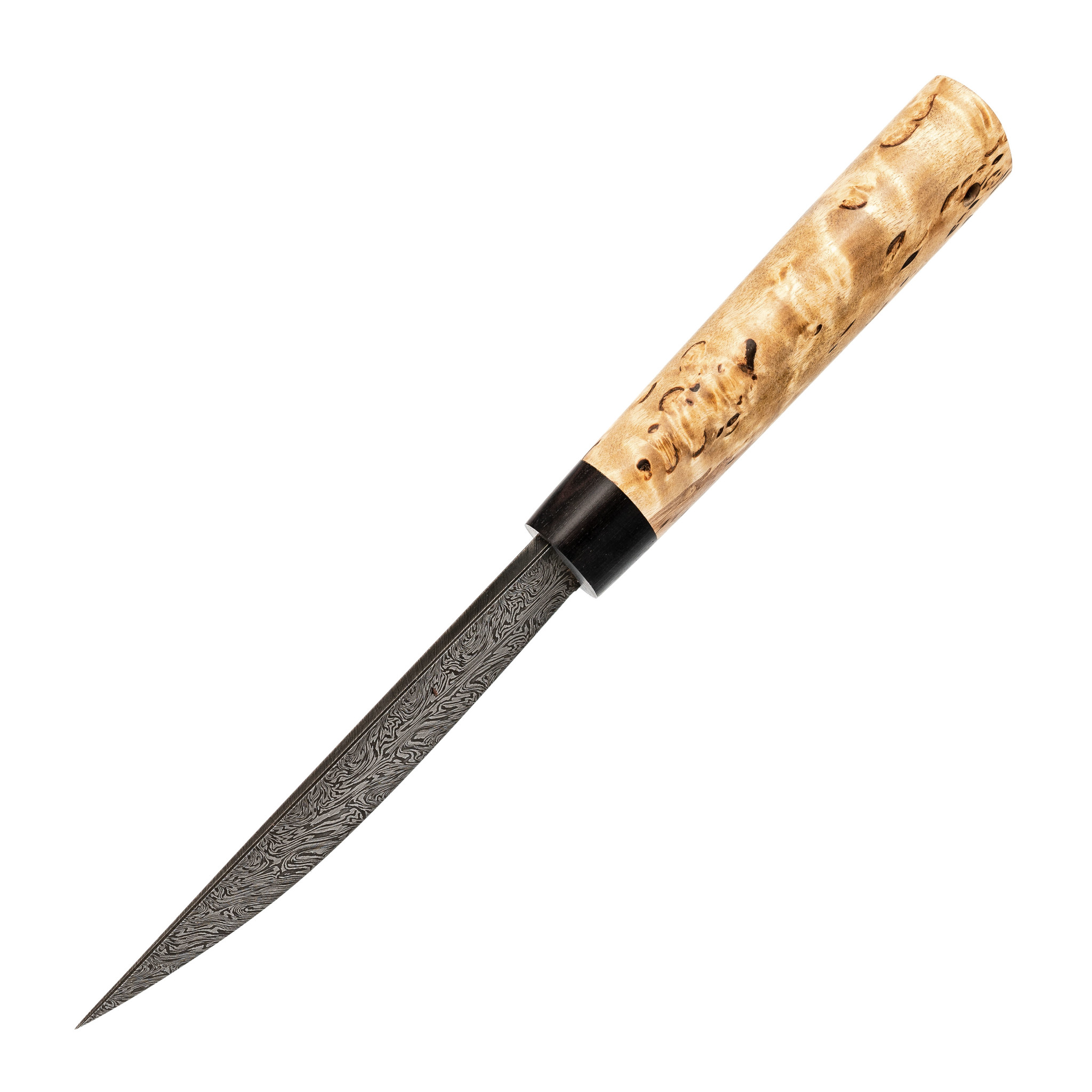 Нож Якутский из дамаска, карелка - фото 2