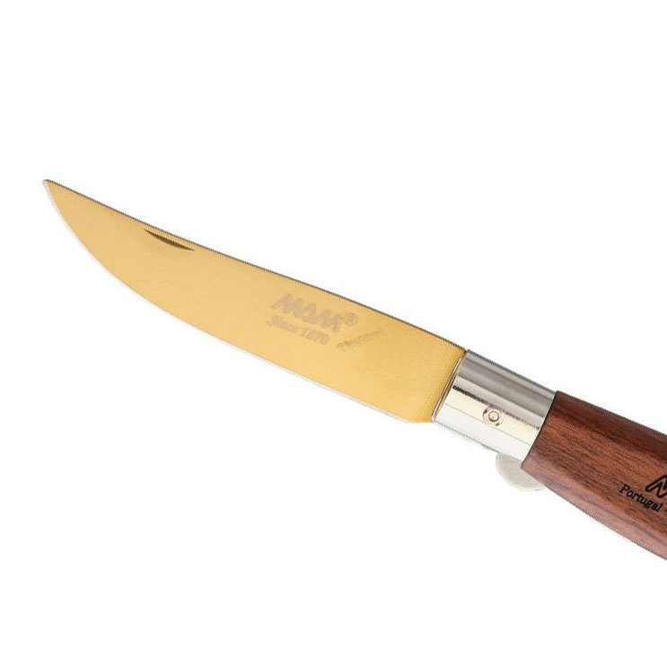 Нож складной MAM Iberica, сталь 420 Bronze Titanium, рукоять бубинго от Ножиков