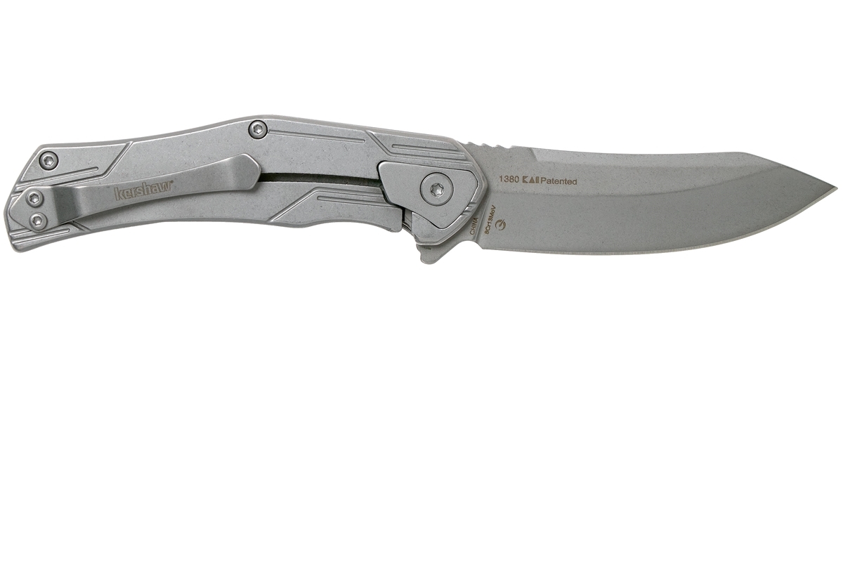 Полуавтоматический складной нож Kershaw Husker, сталь 8Cr13MoV, рукоять нержавеющая сталь - фото 2