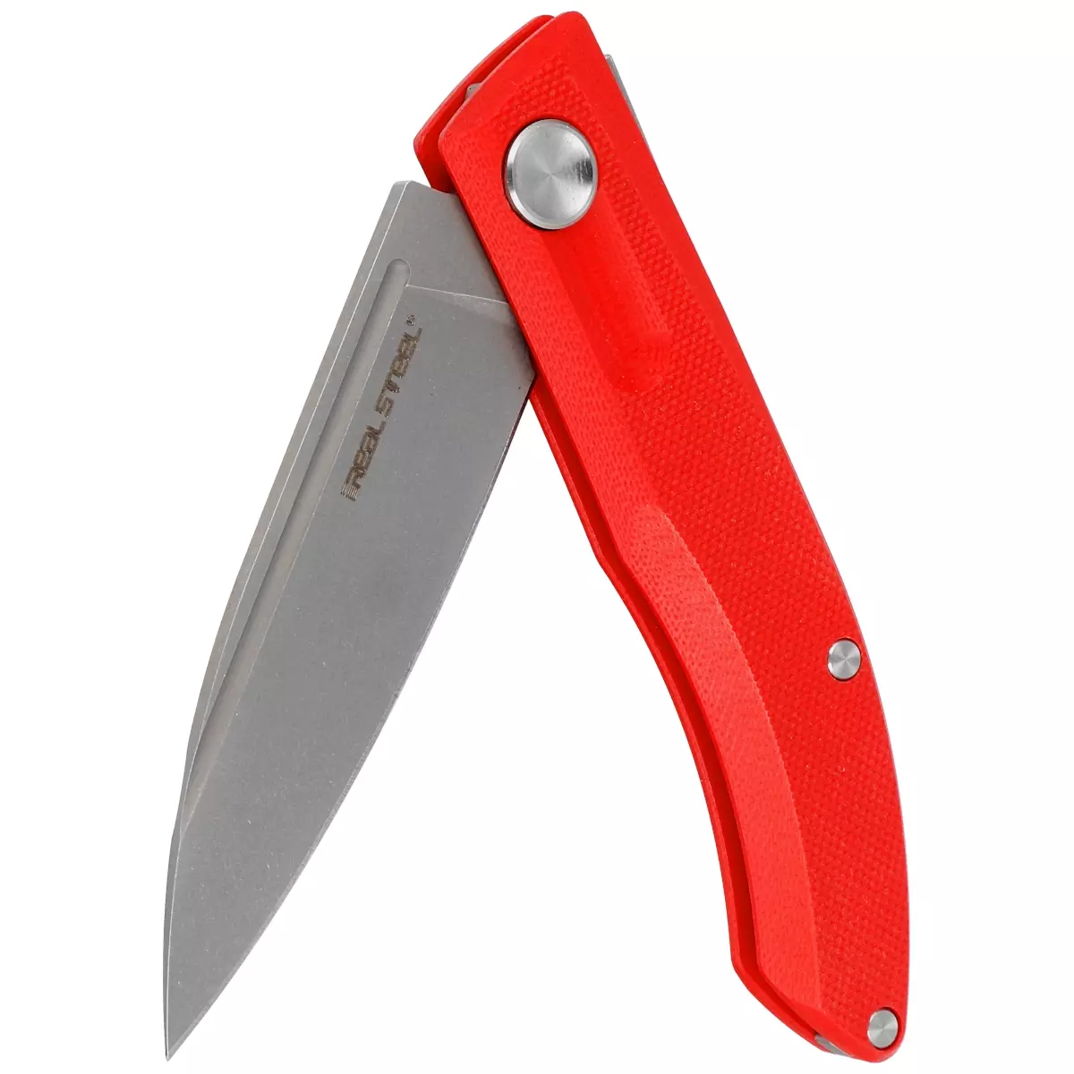Складной нож Stella Red RealSteel, сталь VG-10, рукоять G10 - фото 2