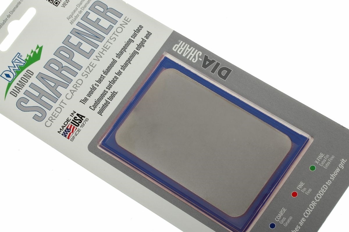 Алмазный брусок DMT Credit Card Sized Coarse, 325 меш (45 мкм) с виниловым чехлом от Ножиков