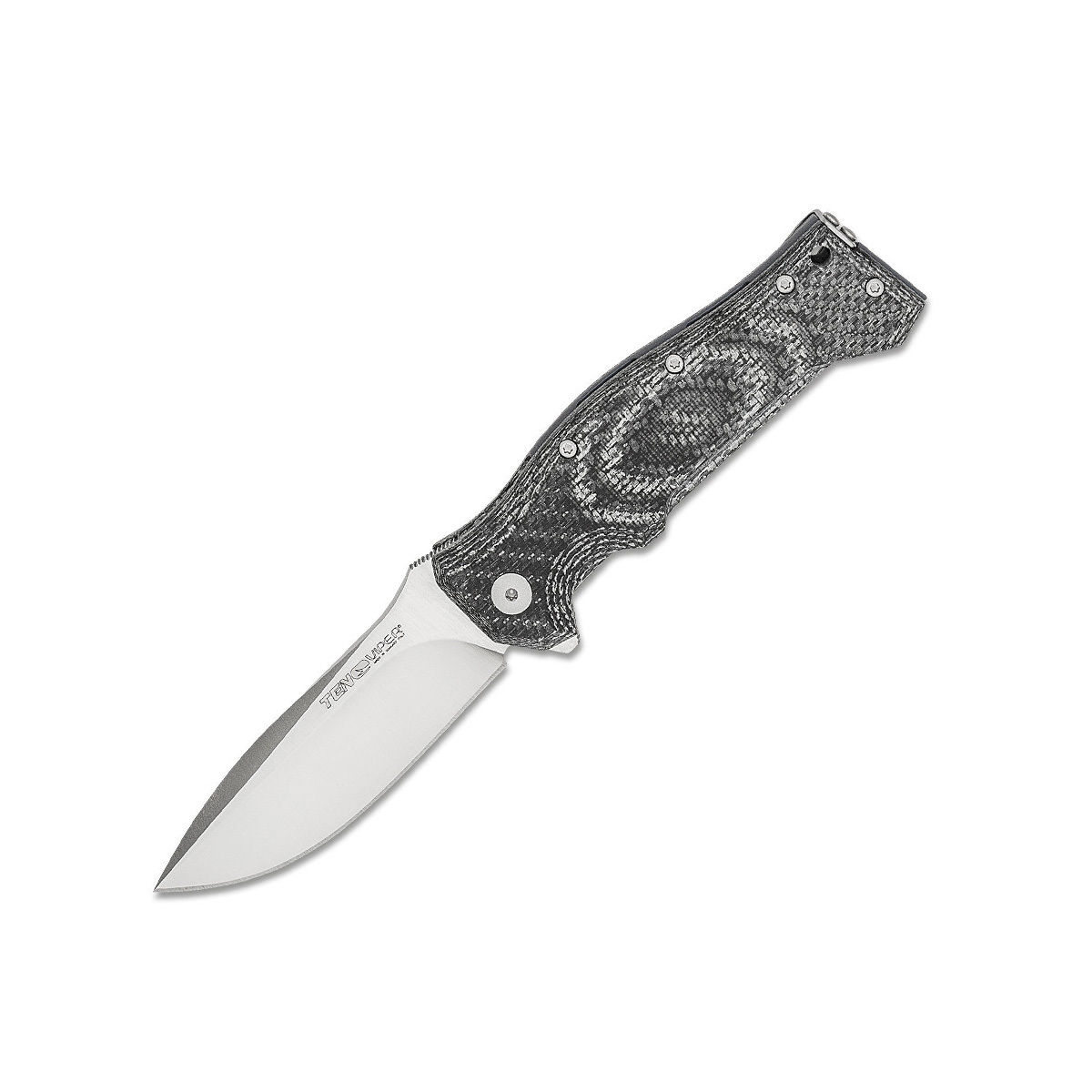 Складной нож Viper Ten, сталь N690, рукоять G10/titan, серый накладка на цилиндр inspire 54 мм сталь сатинированное покрытие никель