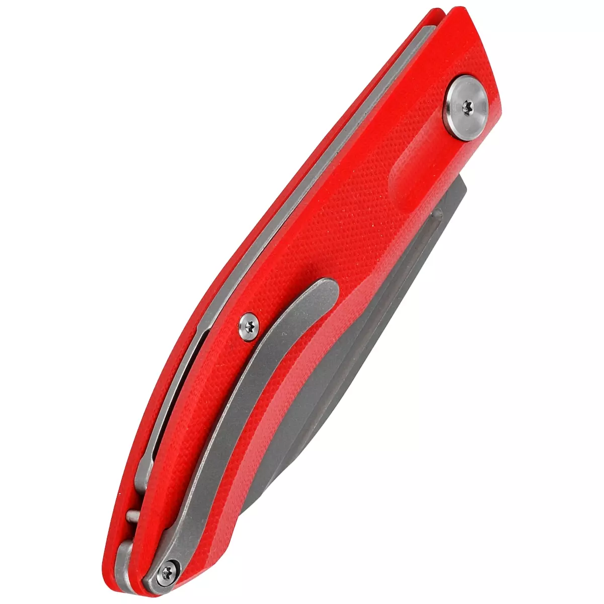 Складной нож Stella Red RealSteel, сталь VG-10, рукоять G10 - фото 4