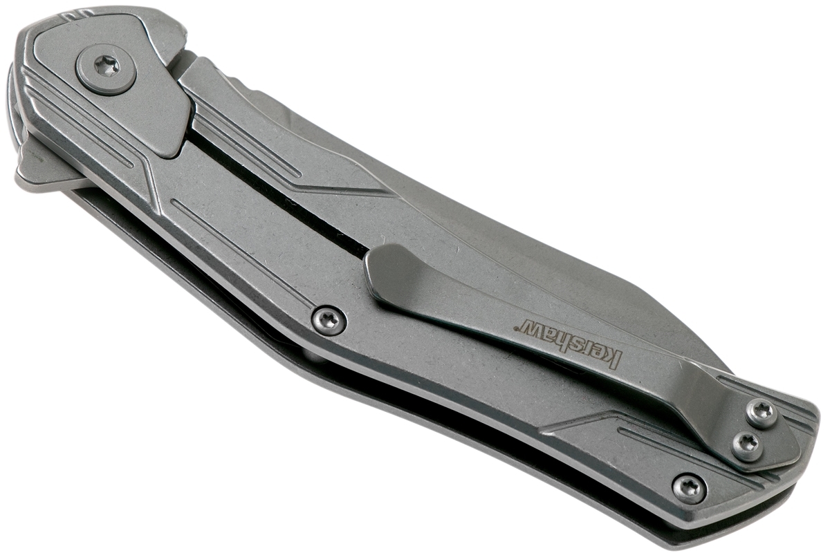 Полуавтоматический складной нож Kershaw Husker, сталь 8Cr13MoV, рукоять нержавеющая сталь - фото 4