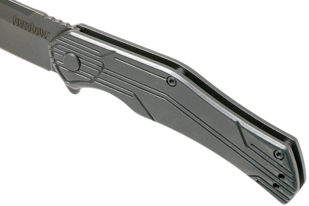 Полуавтоматический складной нож Kershaw Husker, сталь 8Cr13MoV, рукоять нержавеющая сталь - фото 7
